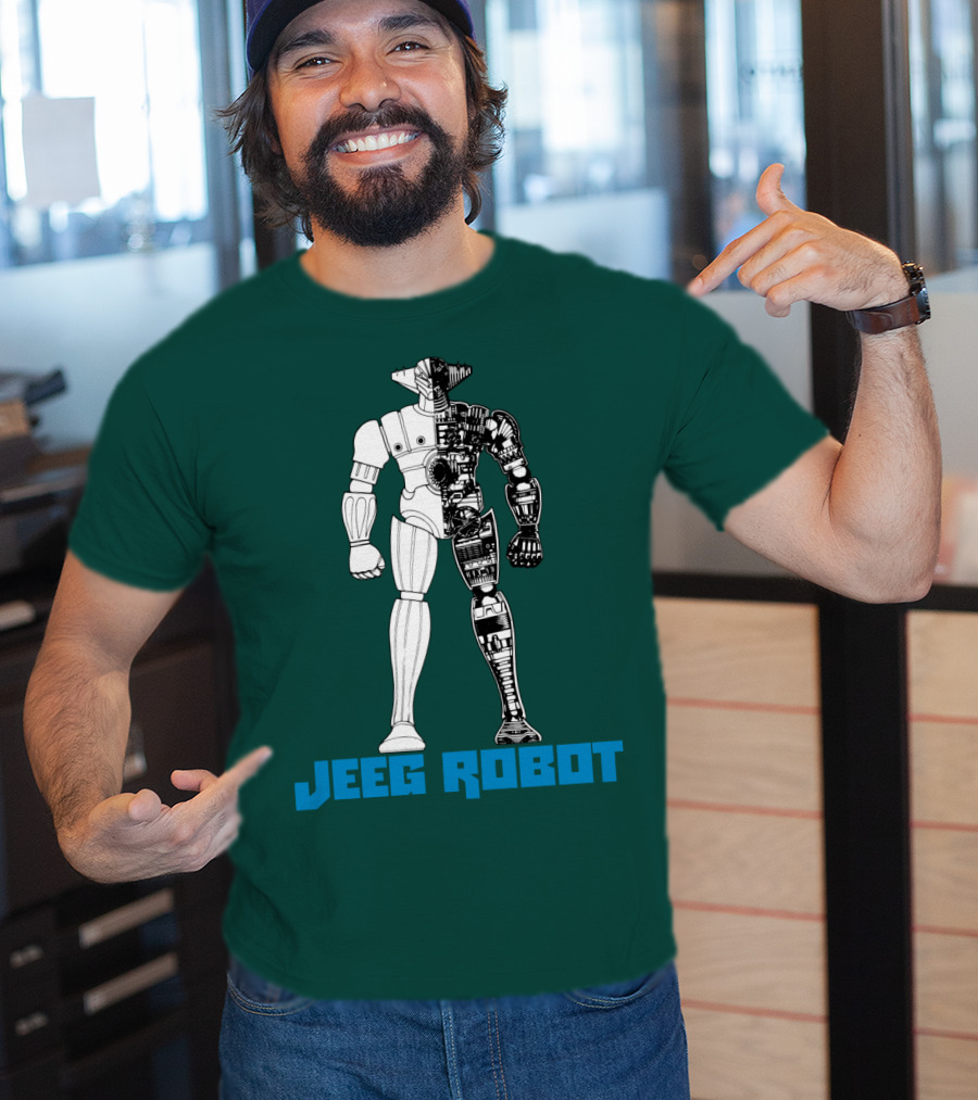 Jeeg Robot Cyborg Half-Mechanical T-Shirt