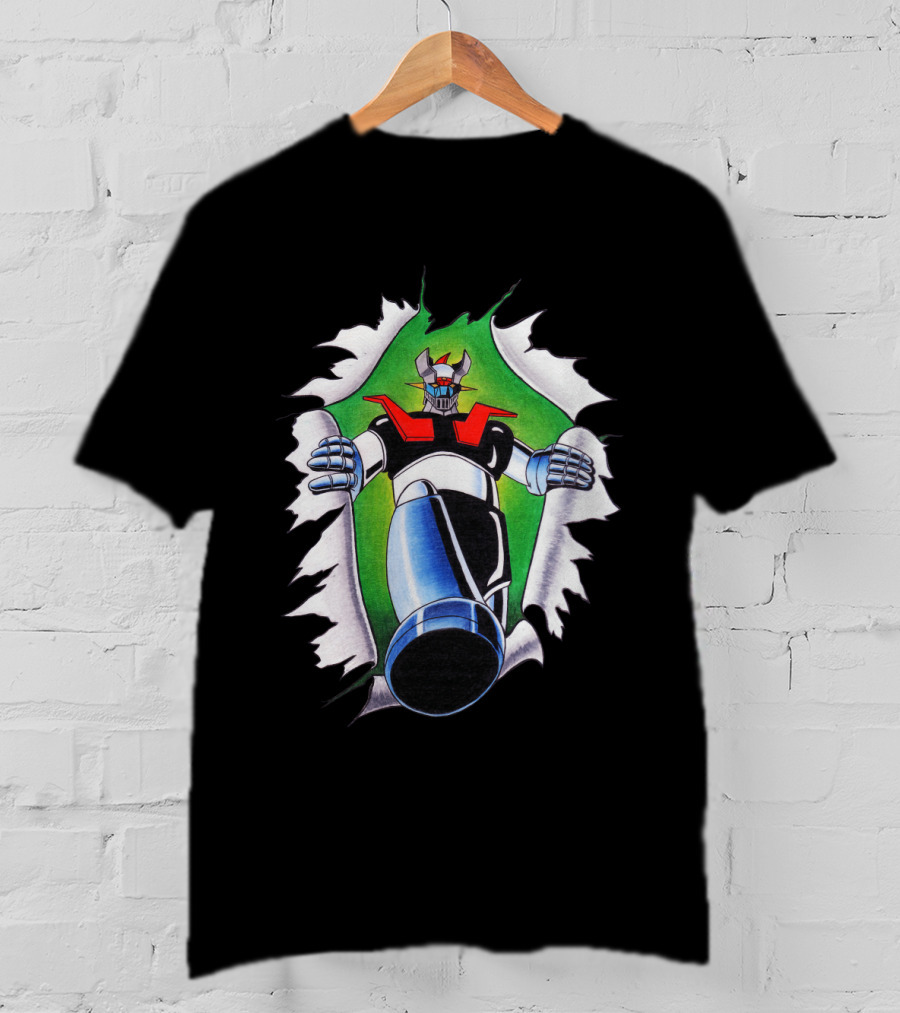 Camisetas Mazinger Z Robot Breakthrough T-Shirt