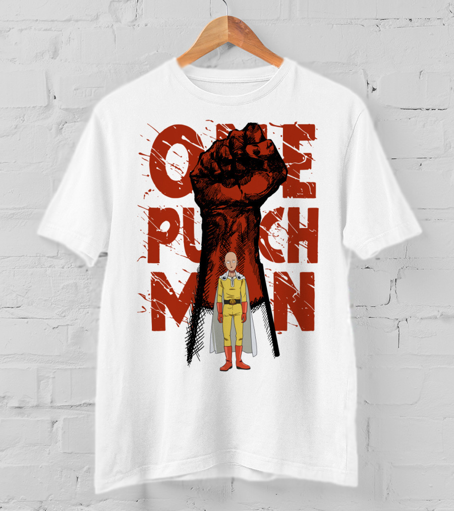 One Punch Man Saitama Hero Fist Power T-Shirt
