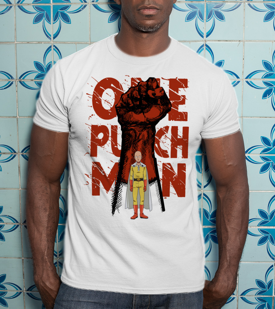One Punch Man Saitama Hero Fist Power T-Shirt