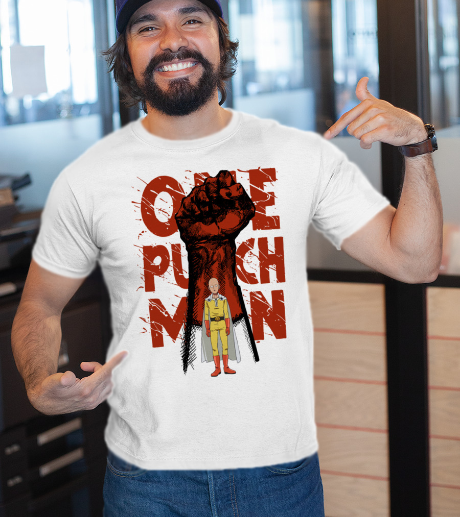 One Punch Man Saitama Hero Fist Power T-Shirt