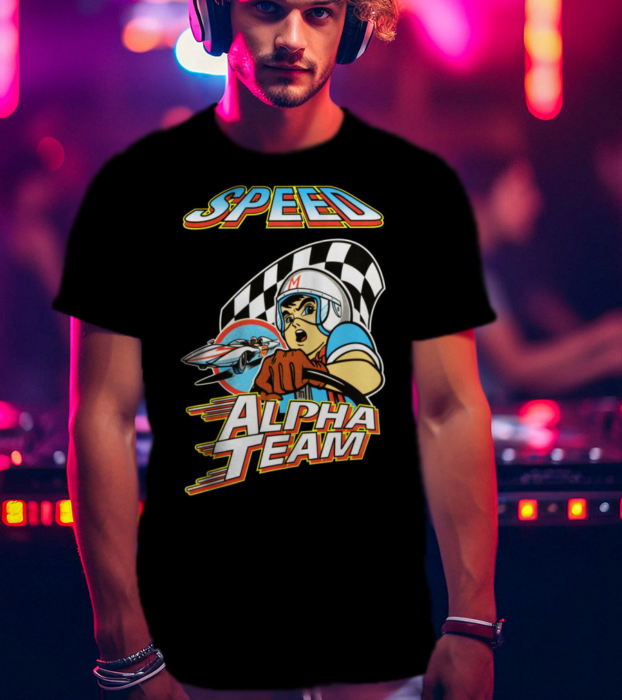 Speed Racer Alpha Team Dynamic Racing Adventure T-Shirt