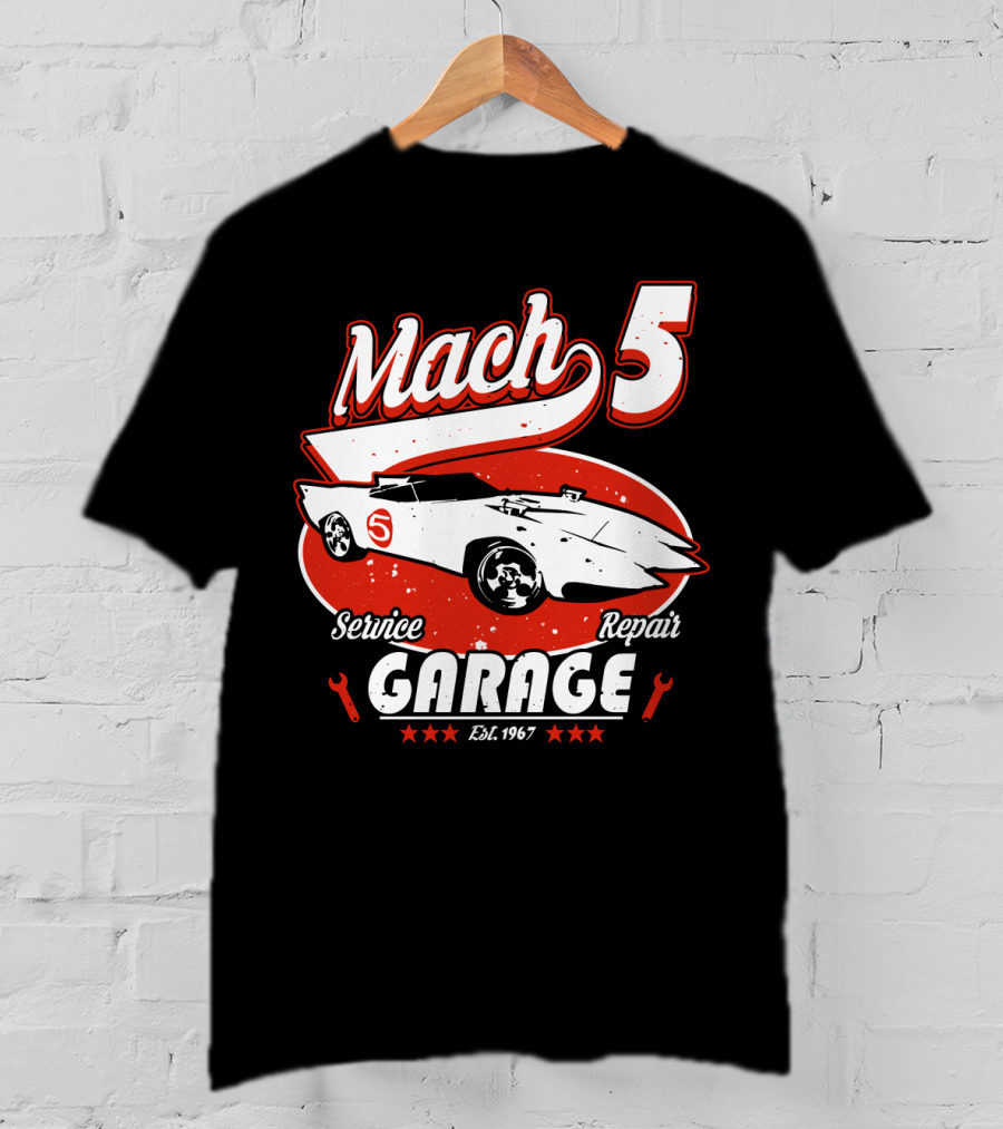 Mach 5 Service Repair Garage Est 1967 T-Shirt