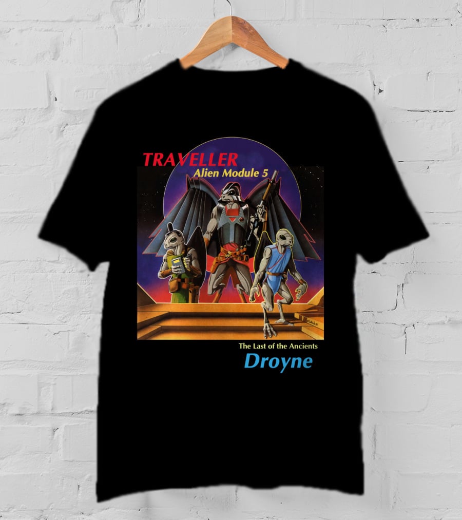 TRAVELLER Alien Module 5 The Last Of The Ancients Droyne T-Shirt