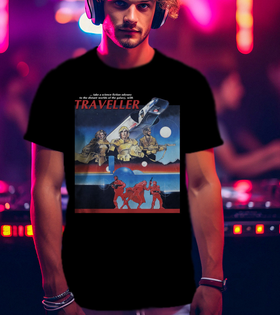 Traveller Science Fiction Odyssey To The Distant Worlds Of The Galaxy T-Shirt