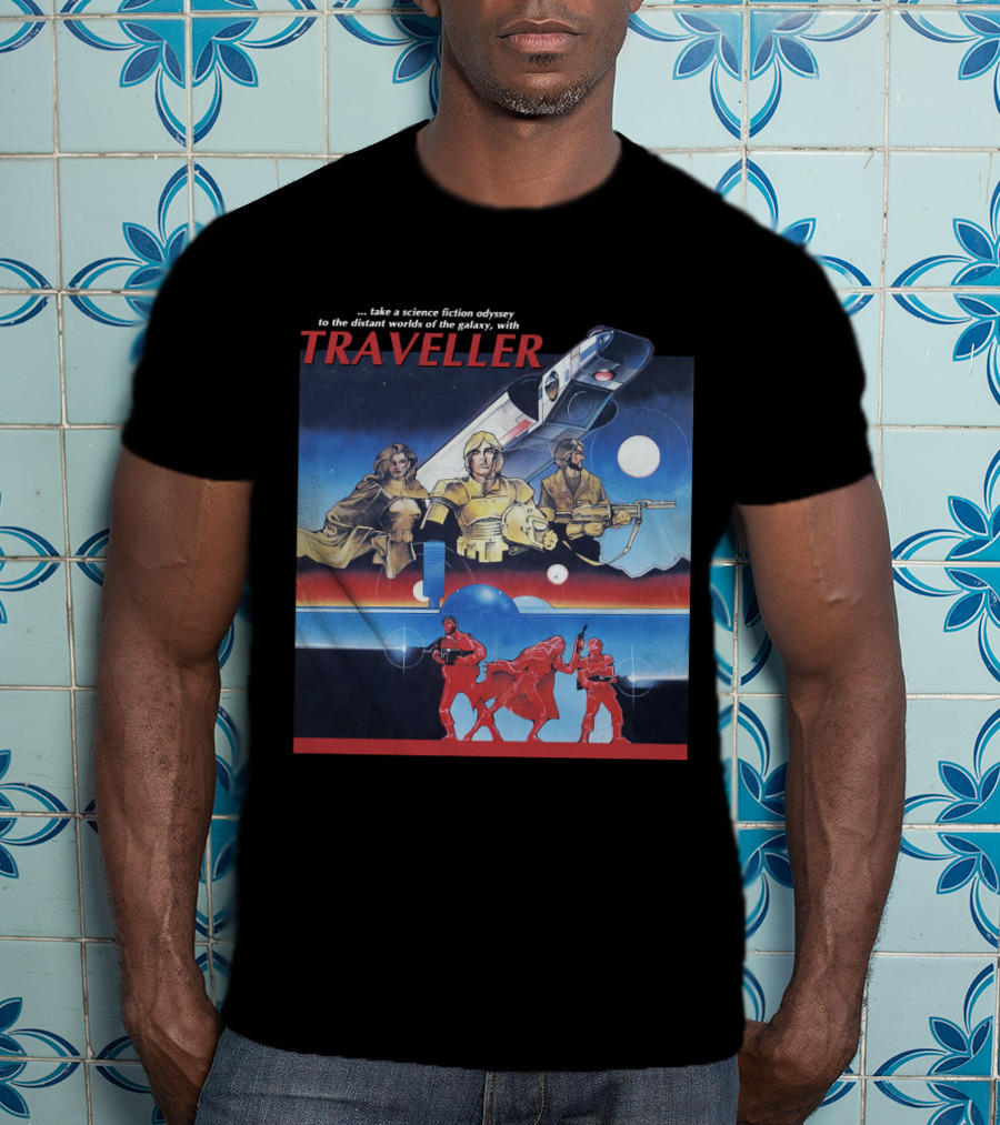 Traveller Science Fiction Odyssey To The Distant Worlds Of The Galaxy T-Shirt