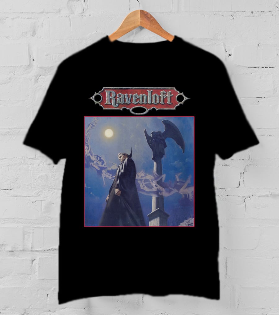 Ravenloft Vampire Night Gothic Scene T-Shirt