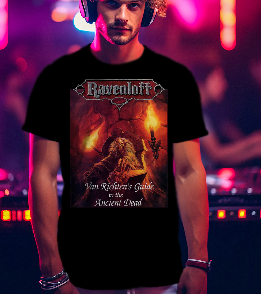 Ravenloft Van Richten's Guide To The Ancient Dead T-Shirt