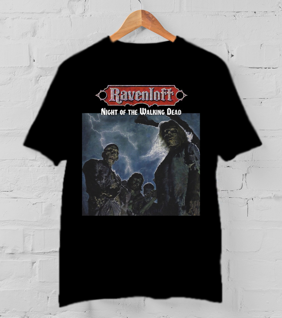 Ravenloft Night Of The Walking Dead Zombie Apocalypse Scene T-Shirt