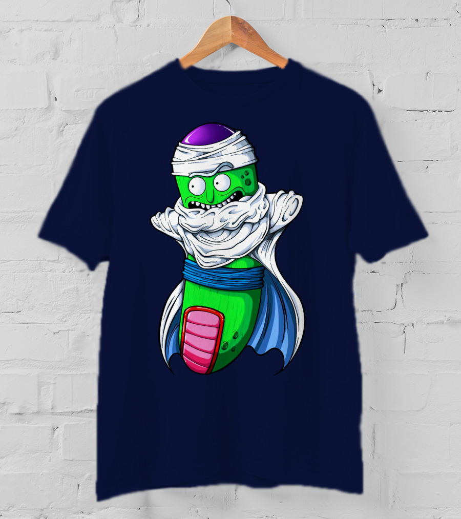 Rick And Morty Pickle Rick Meets Dragon Ball Z Fusion T-Shirt