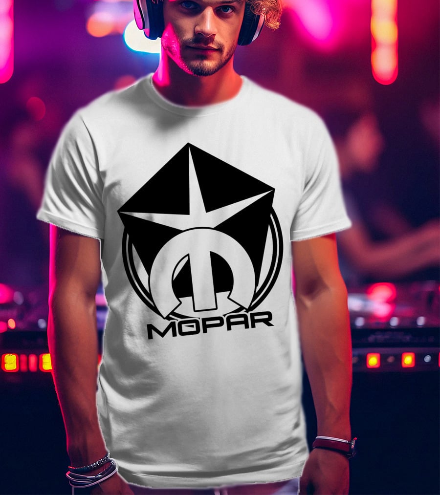 Mopar Pentastar Logo Emblem T-Shirt