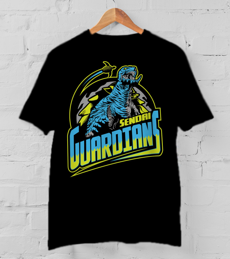 Sendai Guardians T-Rex Kaiju Sports T-Shirt