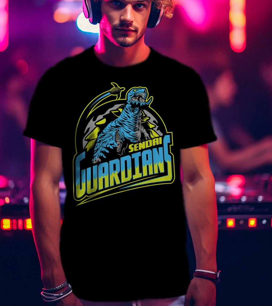 Sendai Guardians T-Rex Kaiju Sports T-Shirt