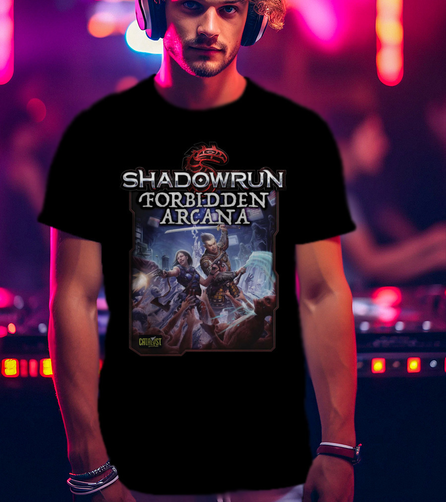 Shadowrun Forbidden Arcana Catalyst Game Labs T-Shirt