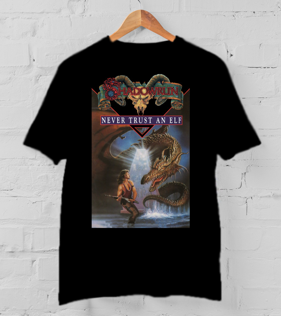 Shadowrun Never Trust An Elf T-Shirt