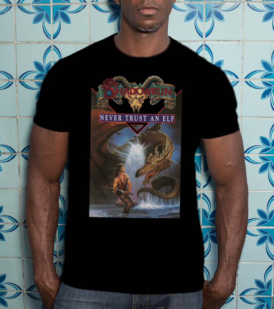 Shadowrun Never Trust An Elf T-Shirt