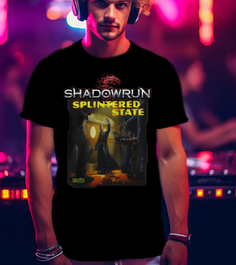 Shadowrun Splintered State Catalyst Game Labs T-Shirt