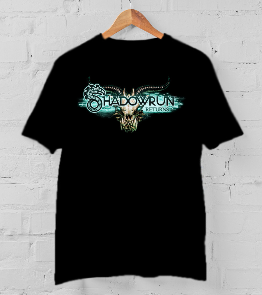 Shadowrun Returns Dragon Skull T-Shirt