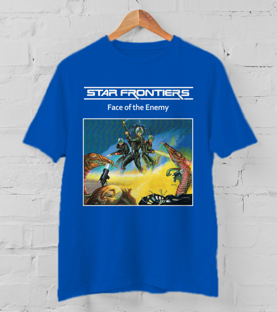 Star Frontiers Face Of The Enemy Alien Battle Scene T-Shirt