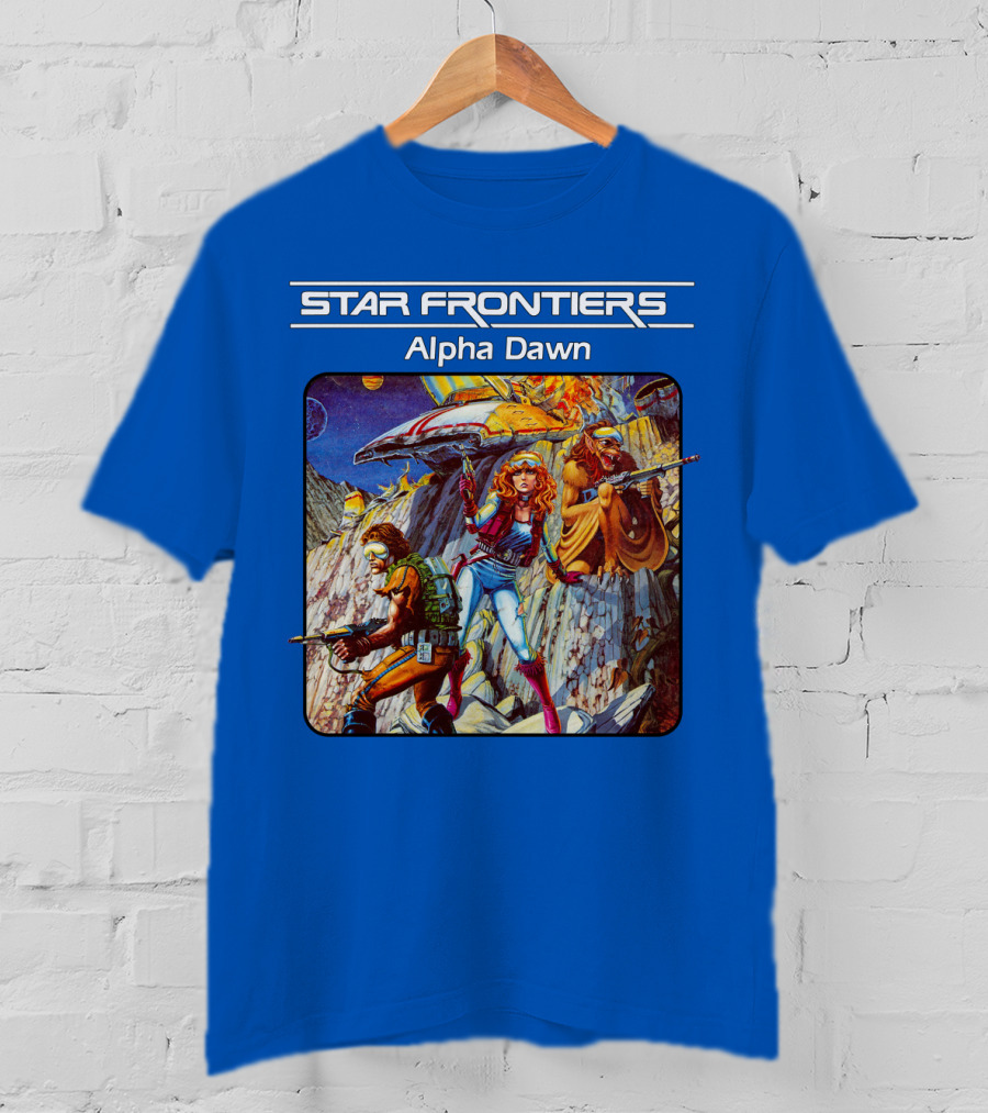 Star Frontiers Alpha Dawn Retro Sci-Fi Adventure T-Shirt