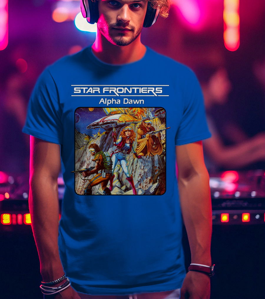 Star Frontiers Alpha Dawn Retro Sci-Fi Adventure T-Shirt