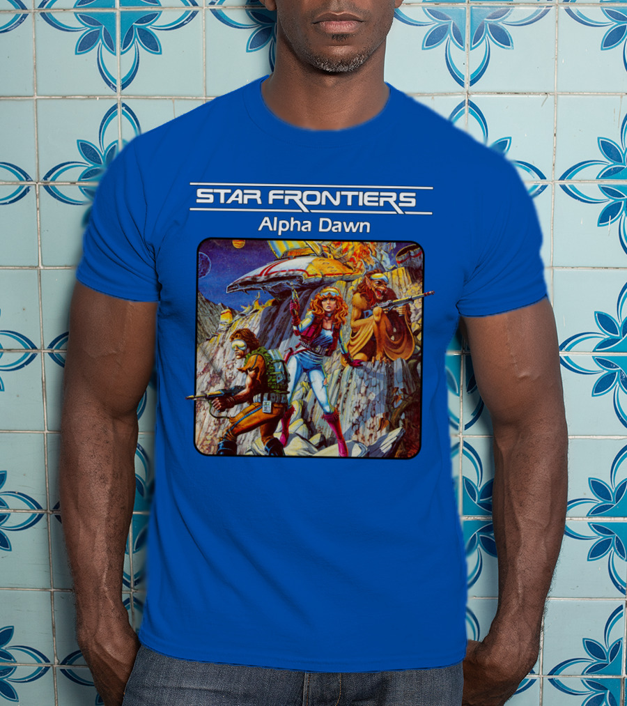 Star Frontiers Alpha Dawn Retro Sci-Fi Adventure T-Shirt