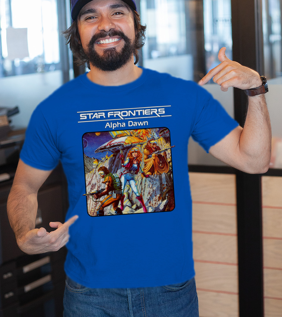 Star Frontiers Alpha Dawn Retro Sci-Fi Adventure T-Shirt