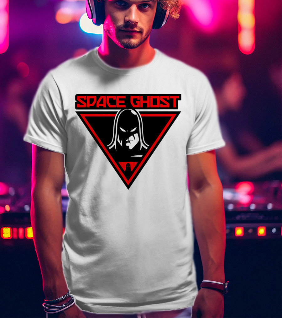Space Ghost Logo With Red Triangle T-Shirt