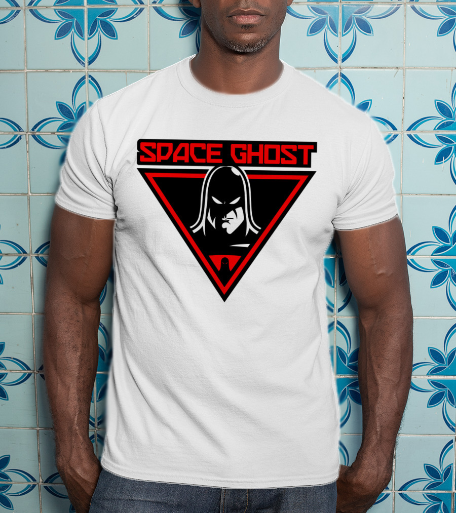 Space Ghost Logo With Red Triangle T-Shirt