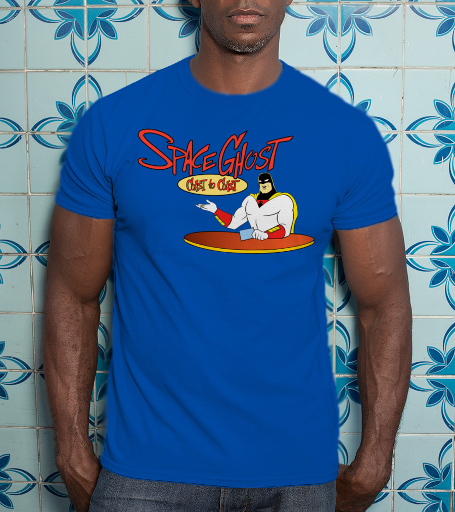 Space Ghost Coast To Coast Talk Show Cartoon Host T-Shirt