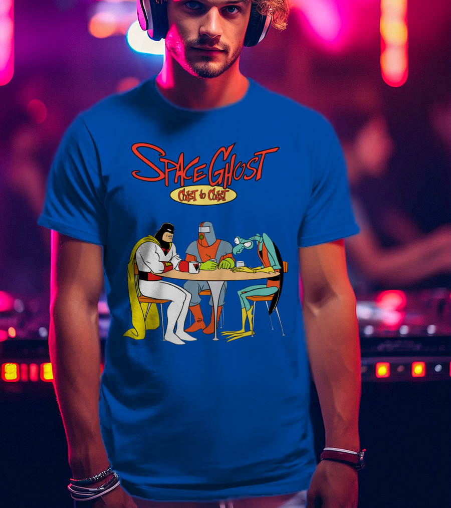 Space Ghost Coast To Coast Zorak And Moltar At Table T-Shirt