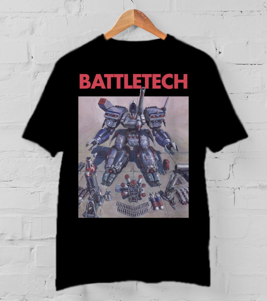 BATTLETECH Mech Assembly Scene T-Shirt