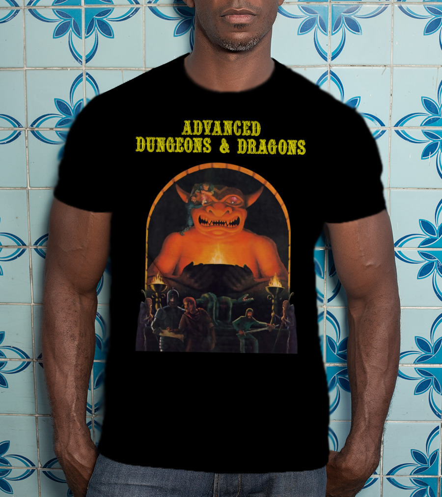 Advanced Dungeons And Dragons Monster Demon Vintage Cover T-Shirt
