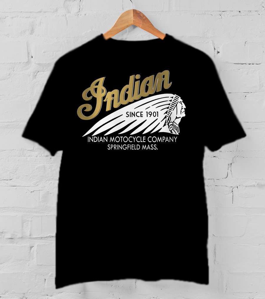Indian Motorcycle Company Since 1901 Springfield Mass T-Shirt