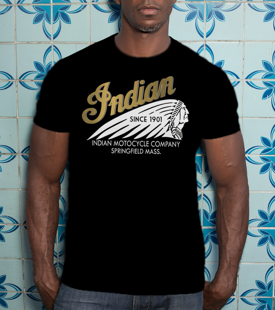 Indian Motorcycle Company Since 1901 Springfield Mass T-Shirt