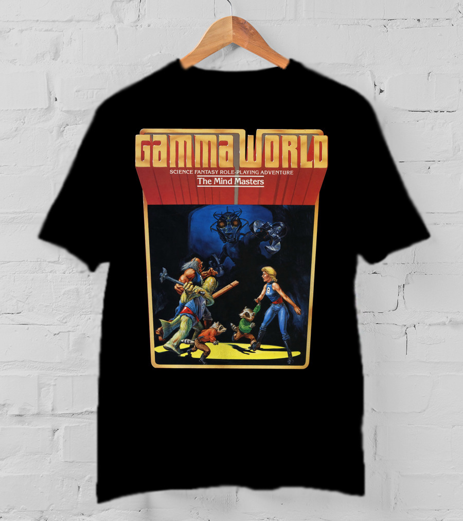 Gamma World Science Fantasy Role-Playing Adventure The Mind Masters T-Shirt