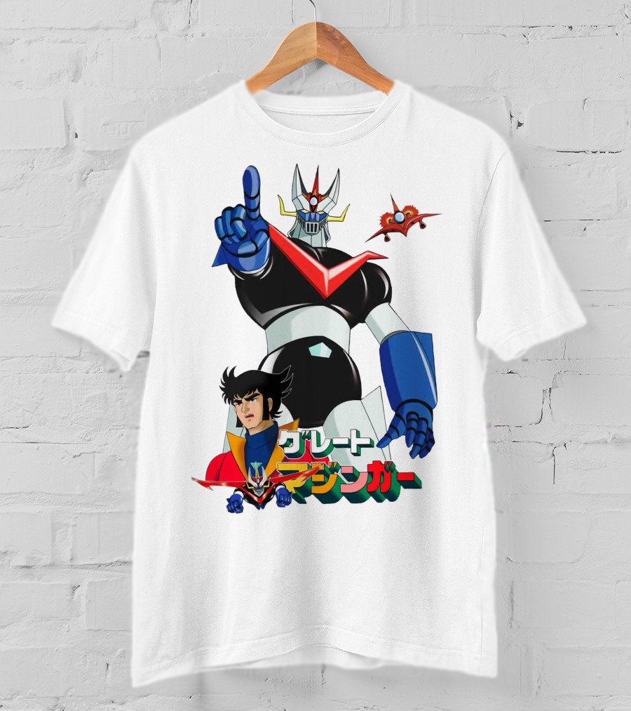 Great Mazinger Robot Anime Character T-Shirt