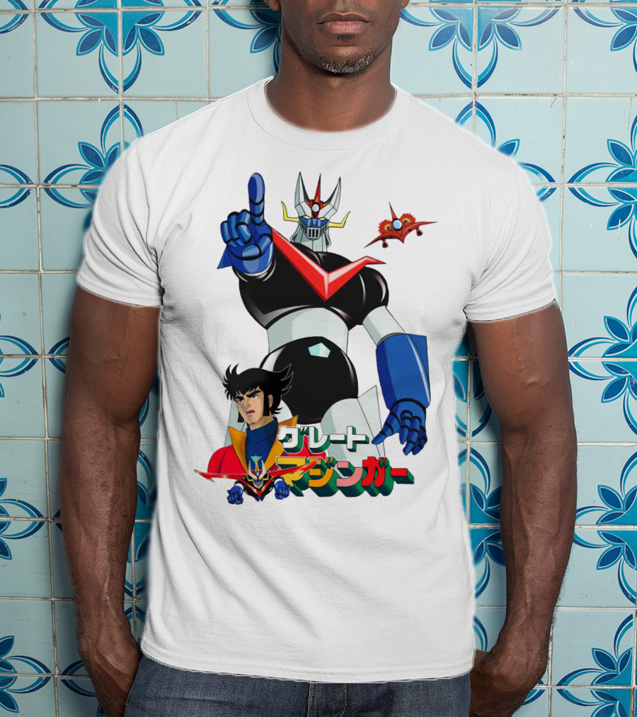 Great Mazinger Robot Anime Character T-Shirt