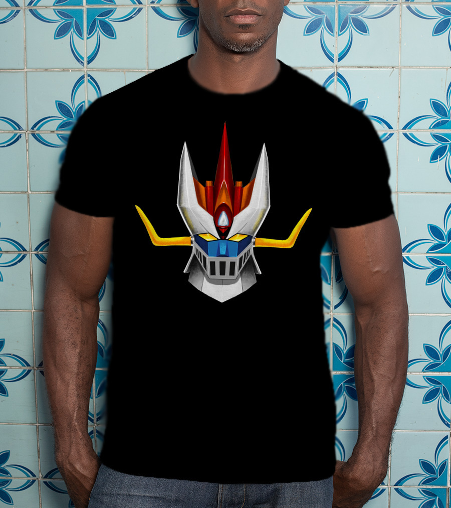 Great Mazinger Robot Helmet Iconic Mecha T-Shirt