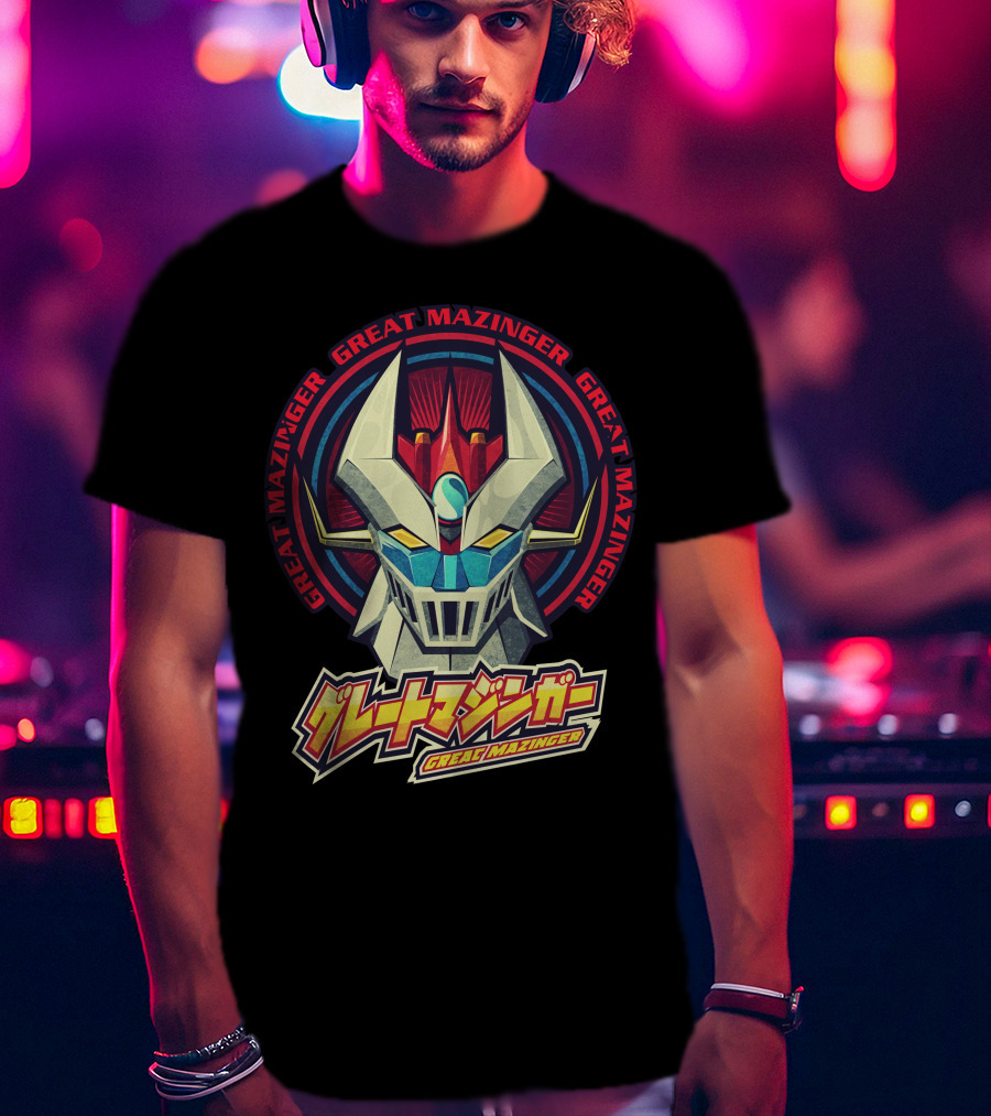 Great Mazinger Retro Robot T-Shirt