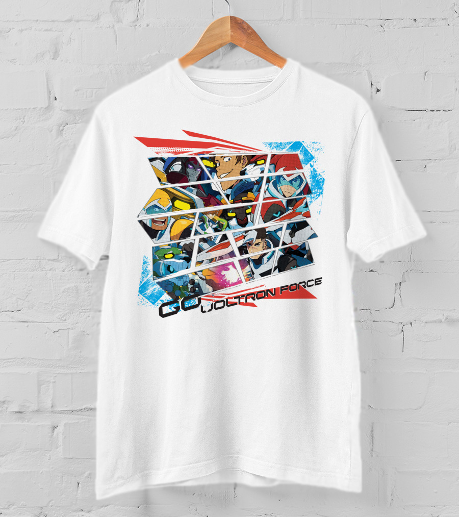 Go Voltron Force Dynamic Team Collage T-Shirt