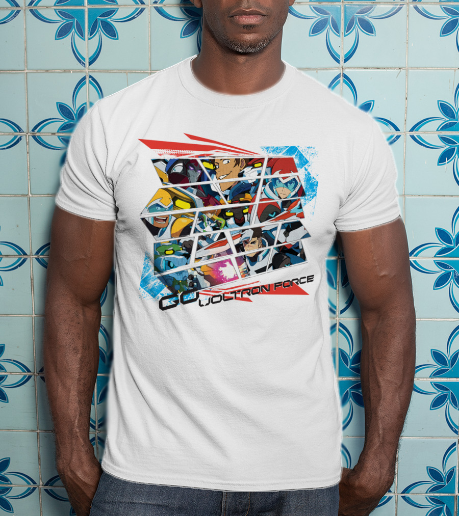 Go Voltron Force Dynamic Team Collage T-Shirt