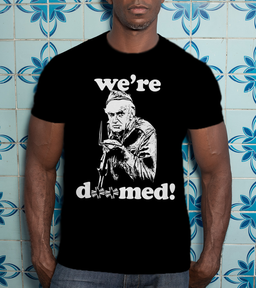 We're Doomed Dad's Army Classic Pose T-Shirt