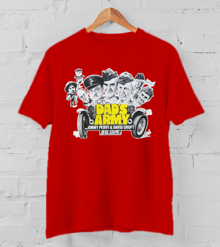 Dad's Army By Jimmy Perry And David Croft BBC 1975 T-Shirt