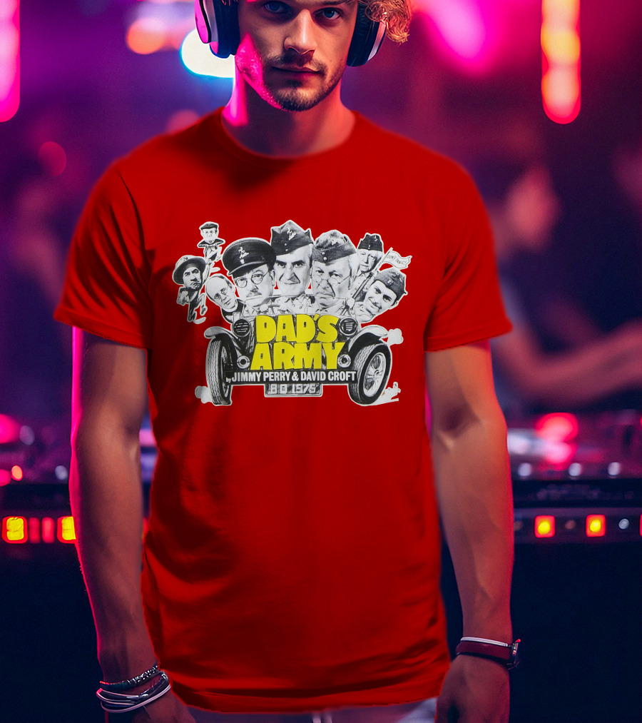 Dad's Army By Jimmy Perry And David Croft BBC 1975 T-Shirt