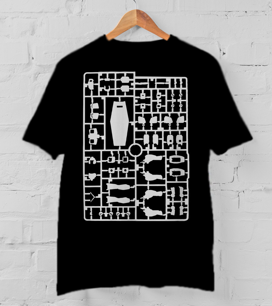 Gundam Model Kit Sprue Layout T-Shirt