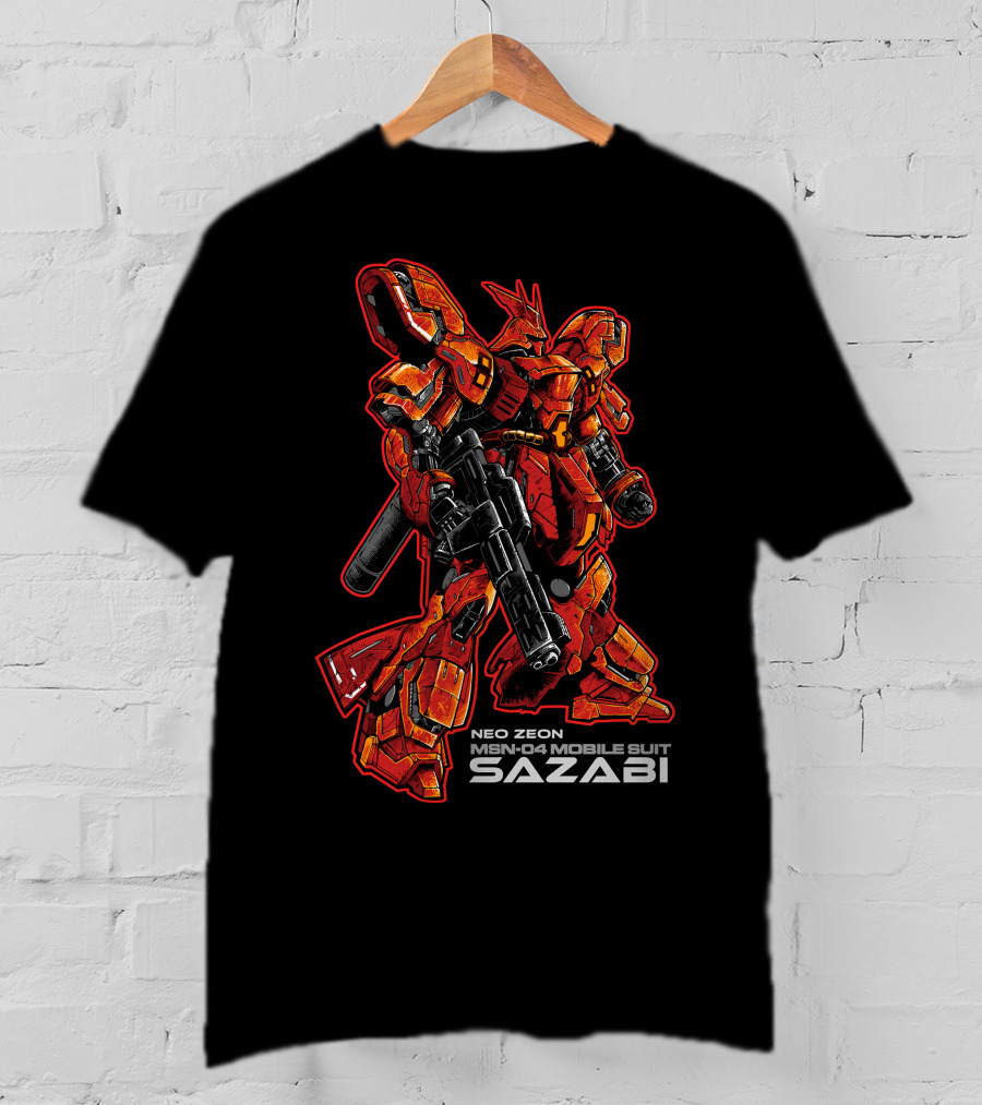 Sazabi Neo Zeon MSN-04 Mobile Suit Gundam T-Shirt