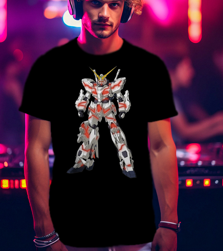Gundam Unicorn Mecha Warrior T-Shirt