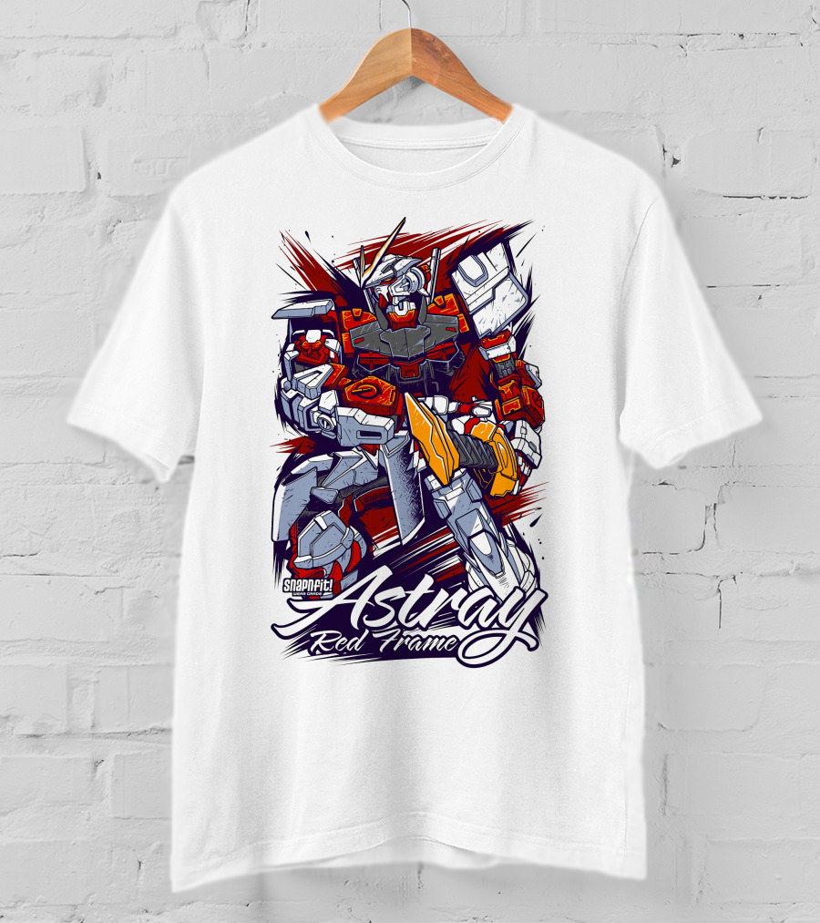 Astray Red Frame Snapfit Robot Warrior T-Shirt
