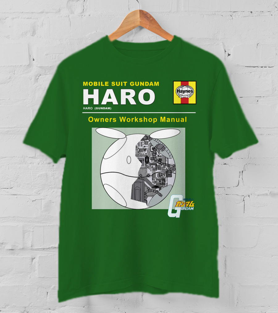 MOBILE SUIT GUNDAM HARO Owners Workshop Manual Haynes GUNDAM T-Shirt